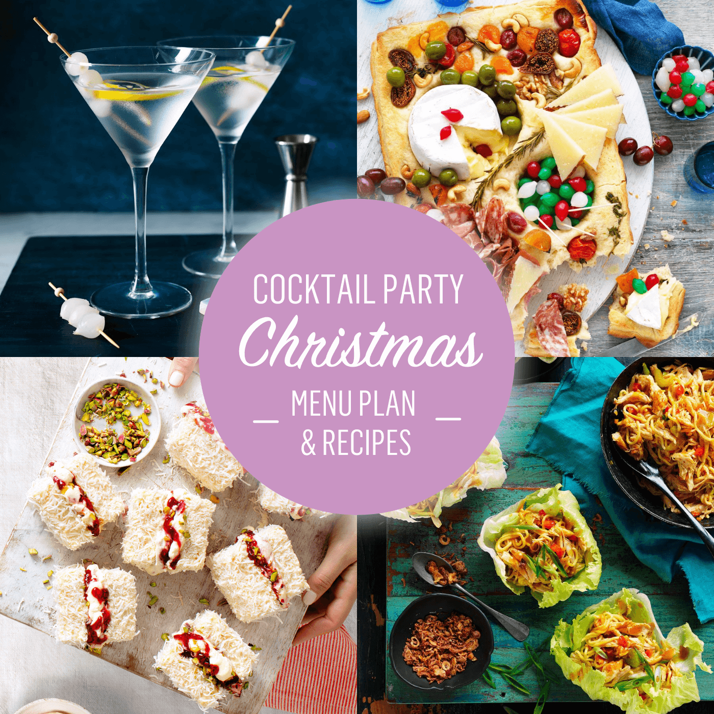 Christmas Cocktail Menu