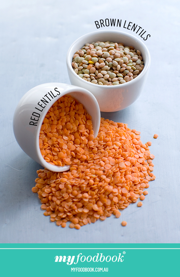 Red Lentils and Brown Lentils Red Lentils and Brown Lentils