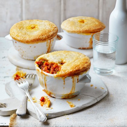 Lamb, Tomato and Sweet Potato Pot Pies