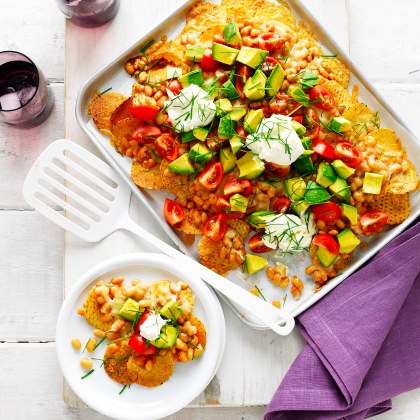Baked Bean Nachos