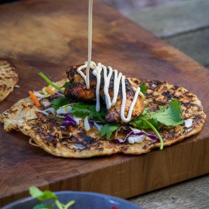BBQ Balinese Chicken Roti