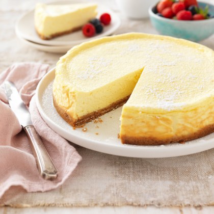 Baked Vanilla Cheesecake