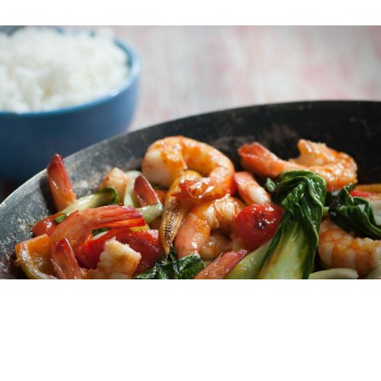 Lemongrass and Chilli with Prawns