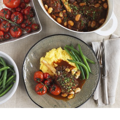 Braised Lamb Shanks & Gremolata