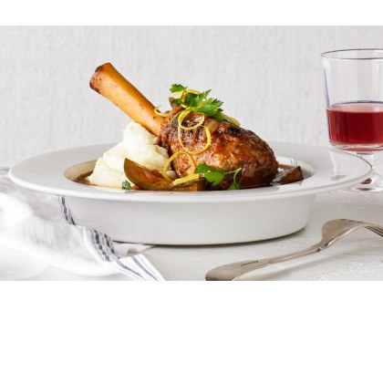 Greek Style Lamb Shanks