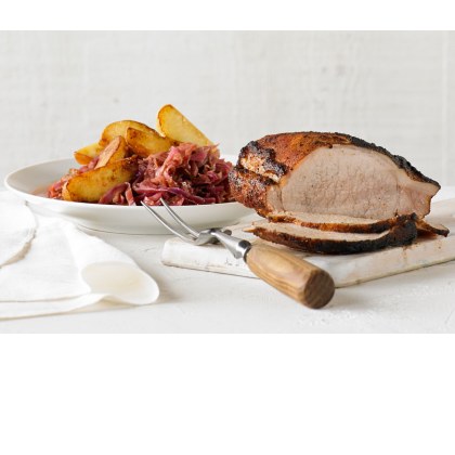 Pork Loin with Red Cabbage