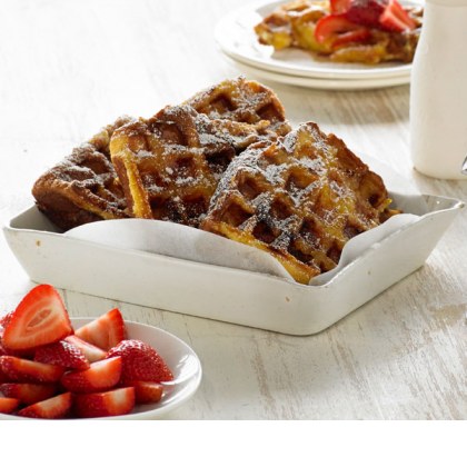 French Brioche with Marmalade Waffle