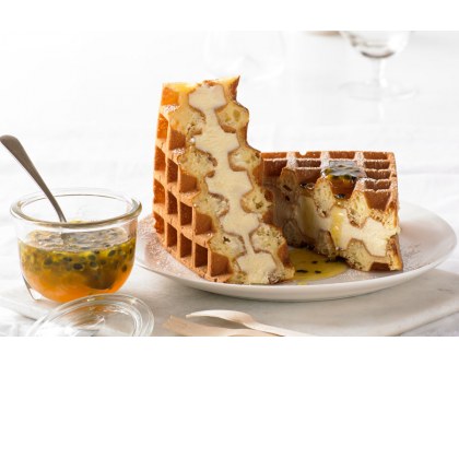 Lemon Ricotta Cheesecake Waffle