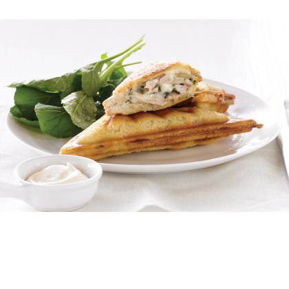 Chicken, Basil and Almond Jaffle