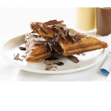 Hot Chocolate and Custard Jaffle