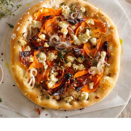 Sweet Potato, Spanish Onion & Goat's Cheese Pizza