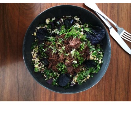 Merlot Braised Beef Cheeks