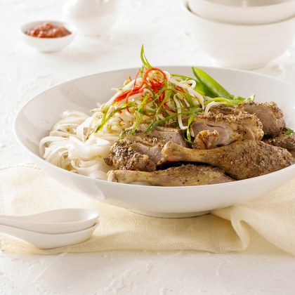 Asian Style Soy Grilled Duck