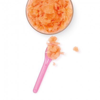 Blood Orange and Rockmelon Granita