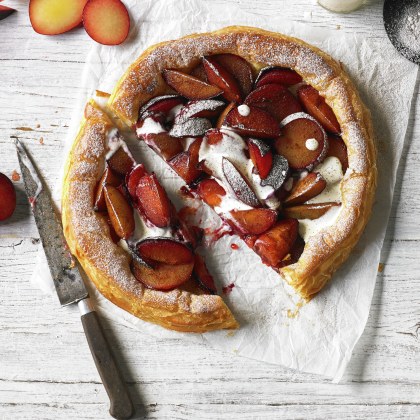 Five Spice Plum Tart