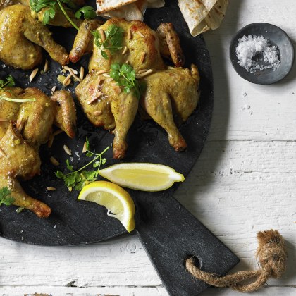 Butterflied Tandoori Spatchcocks