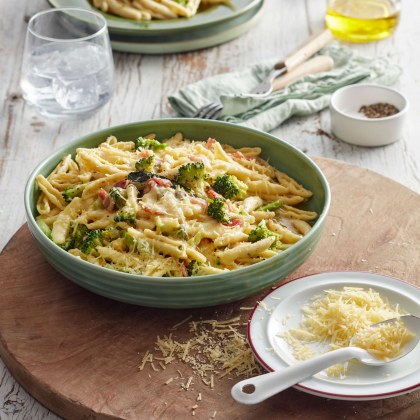 Bacon, Broccoli and Parmesan Pasta