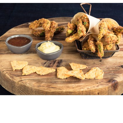 Avocado Fries and Dipping Sauce