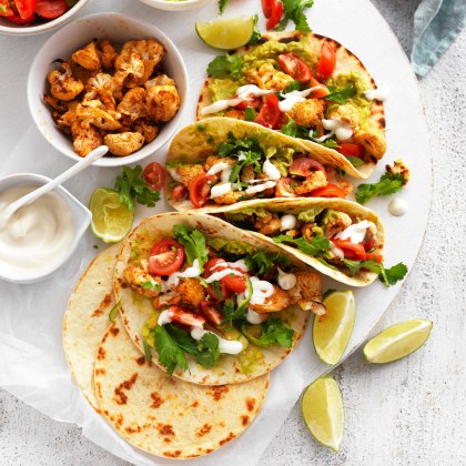 Spiced Cauliflower Tacos