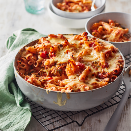 Cheesy Vegetable Pasta Bake