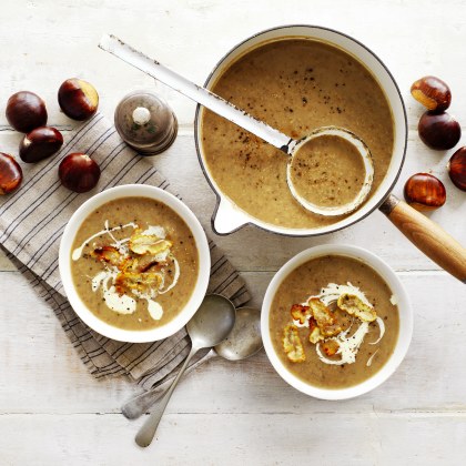 Chestnut and Mushroom Soup