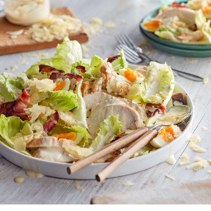 Crispy Chicken Caesar Salad