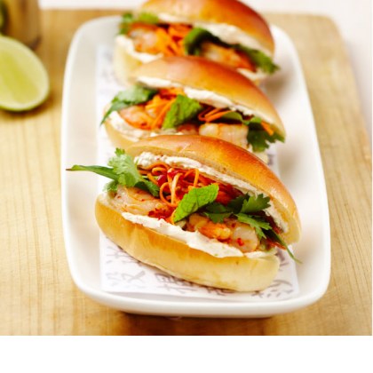 Prawn and Lime Sliders