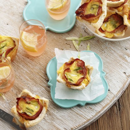 Cheesy Egg and Ham Cups