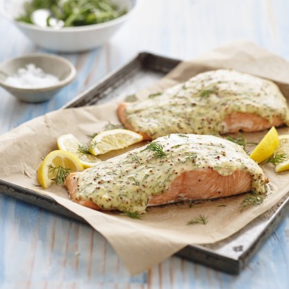 Dill and Lemon Baked Salmon