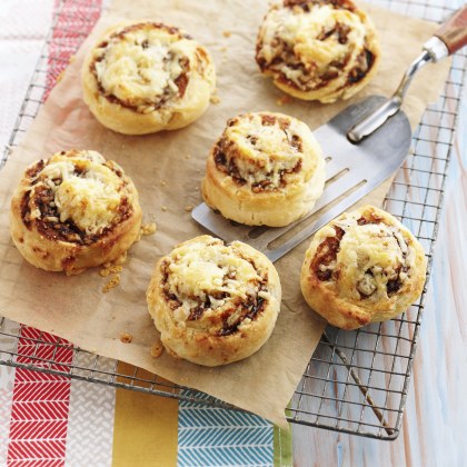 Cheese and Vegemite Scrolls
