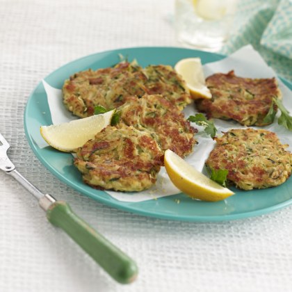Zucchini and Mozzarella Fritters