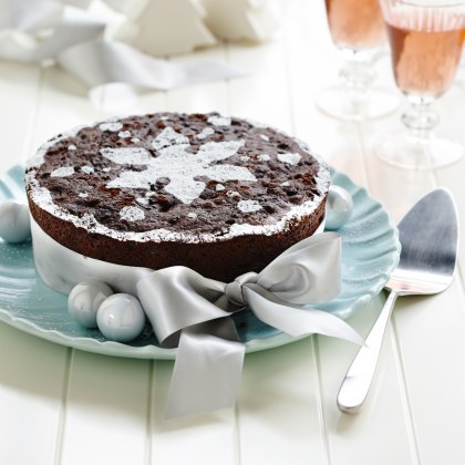 Moist Chocolate Christmas Cake