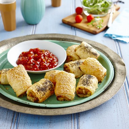 Cheddar Sausage Rolls