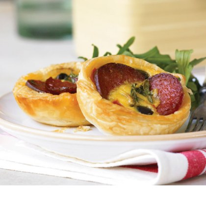 DON Salami Antipasti Goats Cheese Tartlets