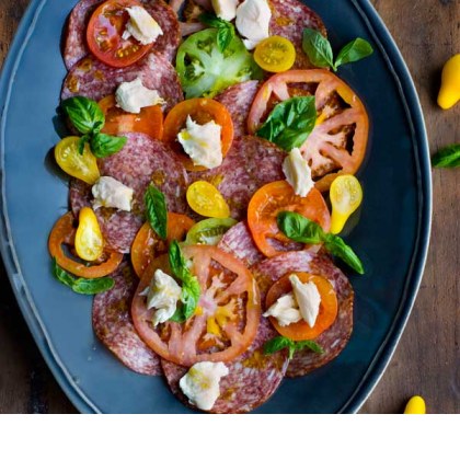 Hot Salami Caprese