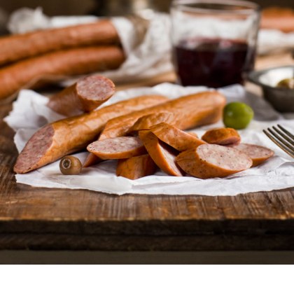 Kabana Platter with Artichokes, Feta-Stuffed Olives and Jarlsberg