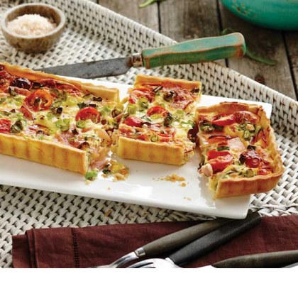 Ham and Cherry Tomato Tart