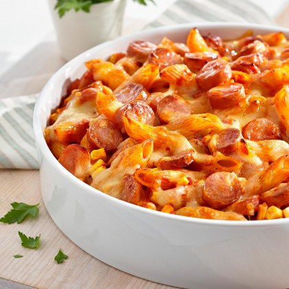 Kransky Pasta Bake