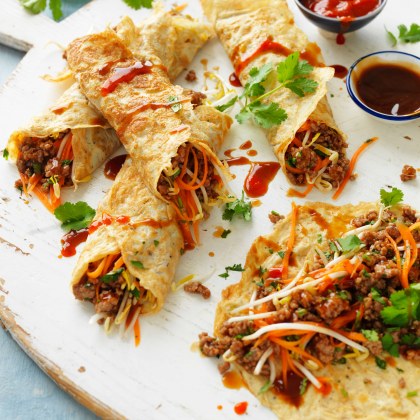 Omelette Spring Rolls