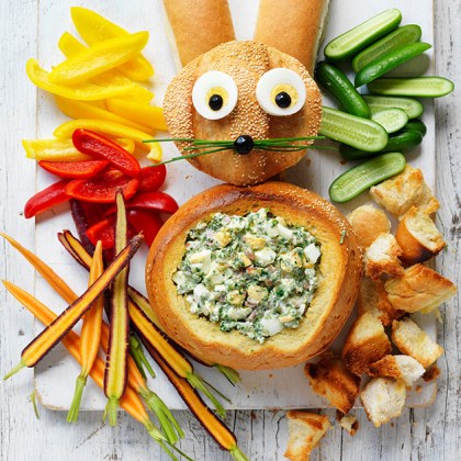 Easter Bunny Cob with Egg Salad