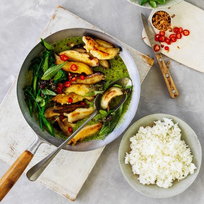 Easy As Australian Abalone in Green Curry