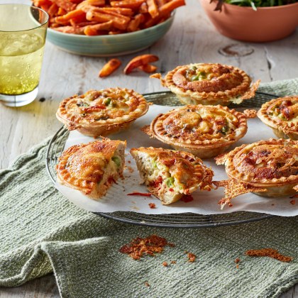 Easy Cheesy Chicken Pie-Maker Pies