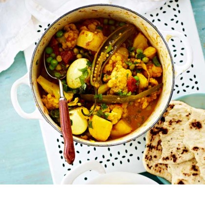 Egg, Potato and Cauliflower Curry