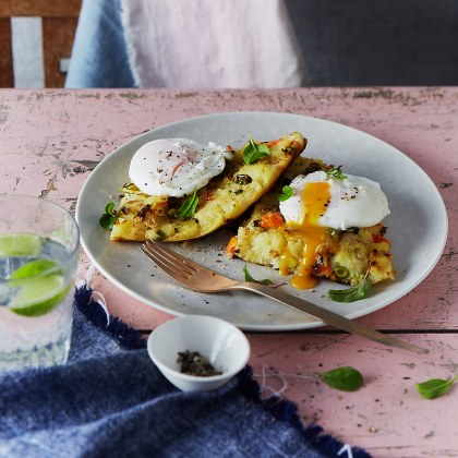 Bubble and Squeak with Poached Egg
