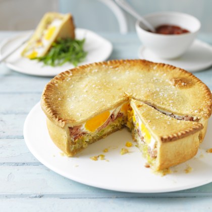 Ham and Egg Family Pie