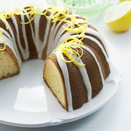 Iced Lemon Pound Cake