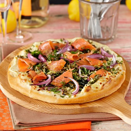 Smoked Salmon Pizza