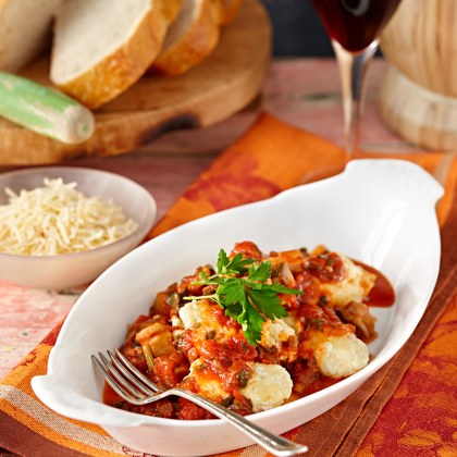 Ricotta Gnudi with Italian Hunter's Chicken