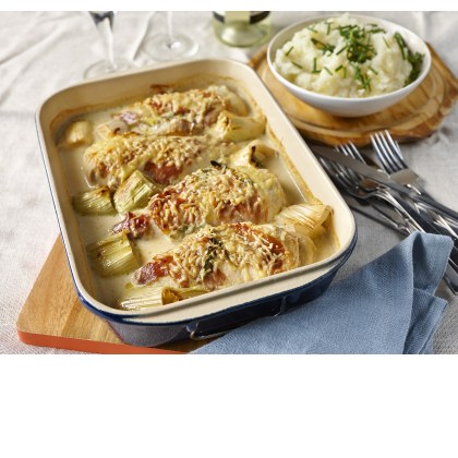 Baked Chicken with Mustard and Cheese