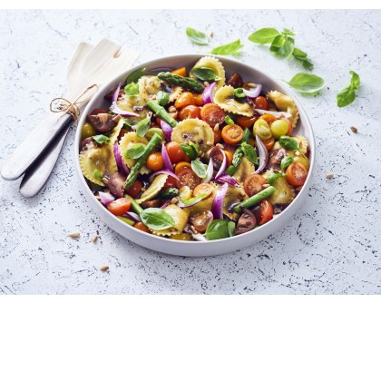 Tomato and Asparagus Pasta Salad